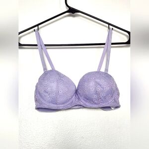 H&M Lace Push-Up Bra with Removable Straps